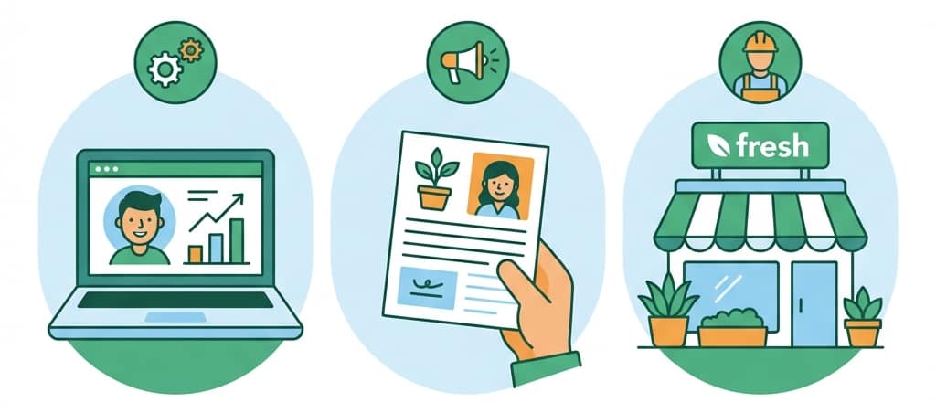 活用例：Web・チラシ・店舗改装